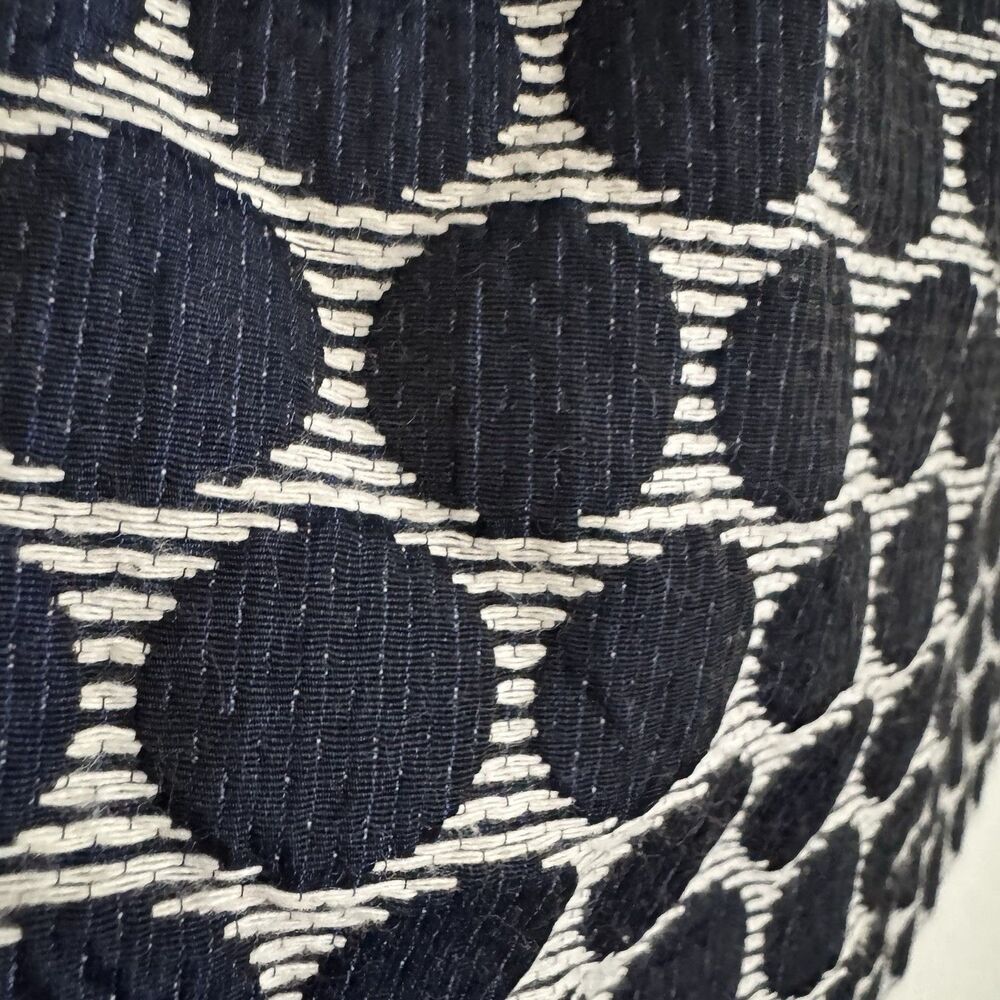 Kate Spade Bubble Skirt Sz 4 Navy Blue & White Lace Lined The Rules With Pockets - Picture 2 of 16